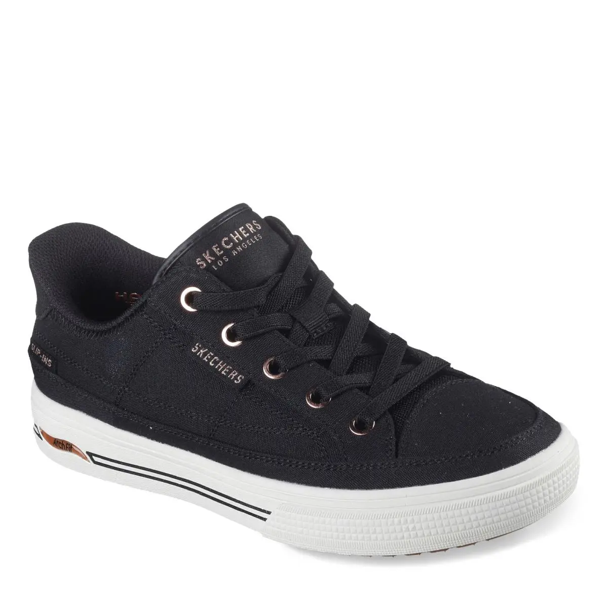 Women`s  Slip-ins: Arch Fit Arcade - See Ya There Sneaker 177197-BLK Bl by Skechers