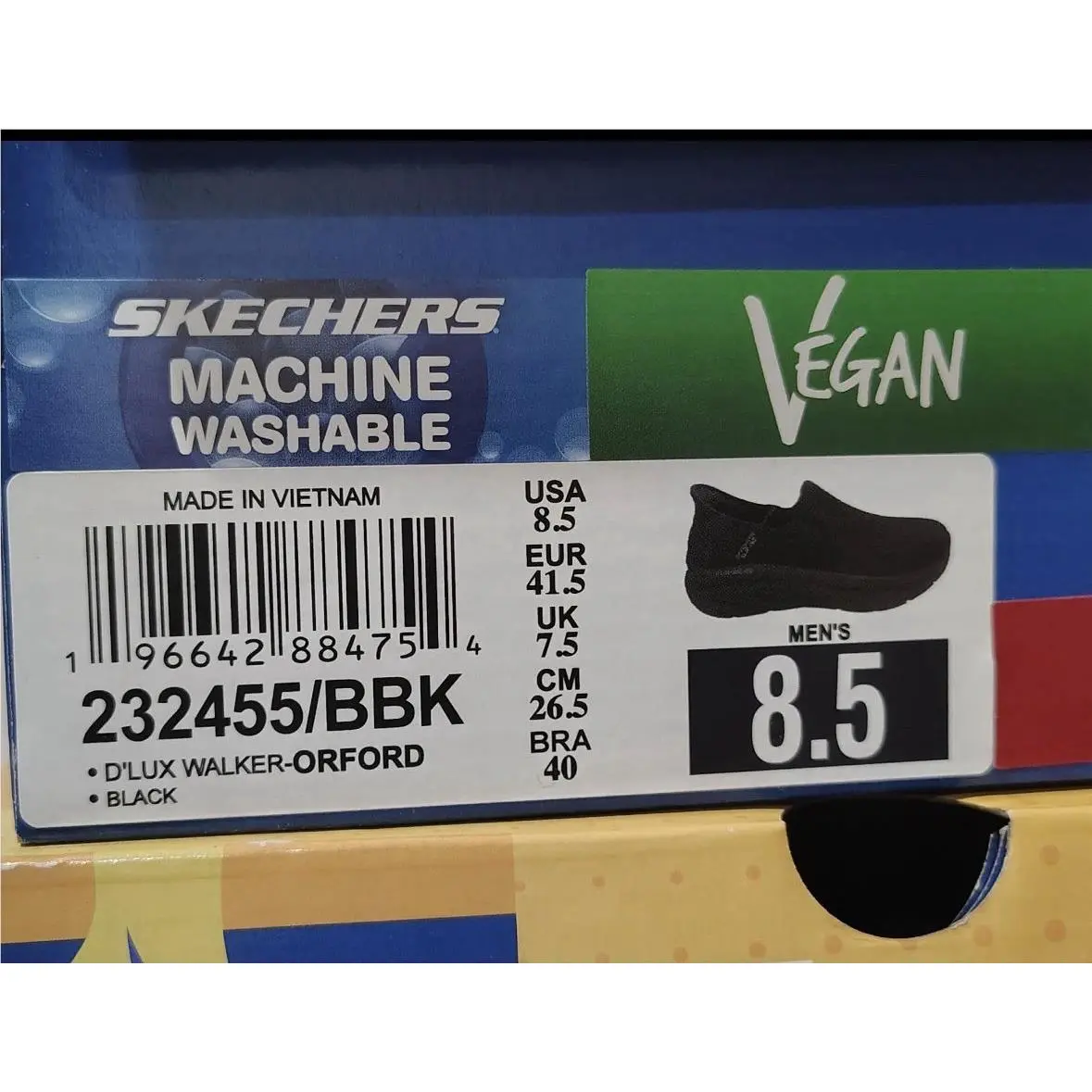 Skechers shoes - 232455/BBK - 232455/BBK - Black (UPC: 0196642884754) 4