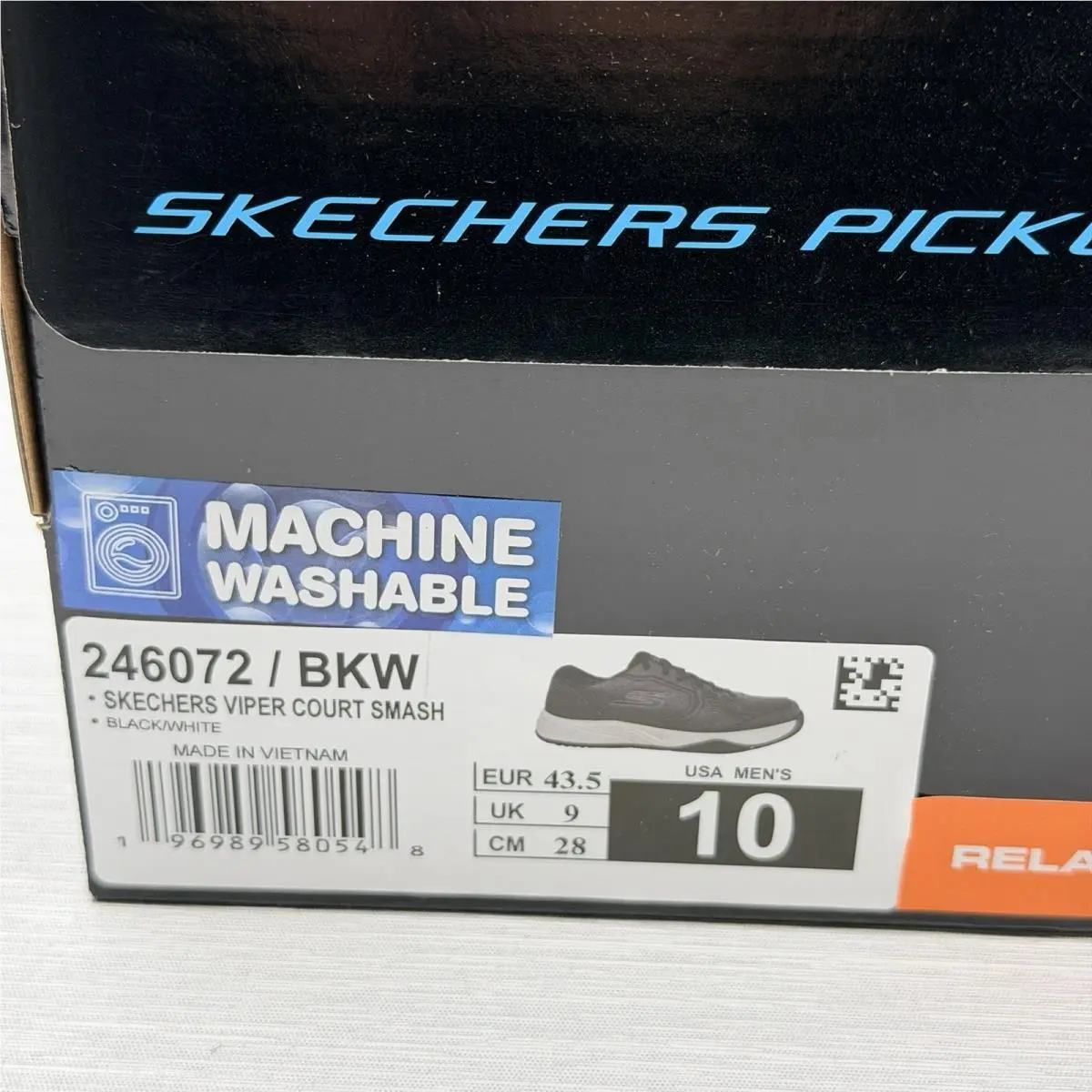 Skechers shoes - SKECHERS Viper Court Smash - Viper Court Smash - 246072 - Black 6