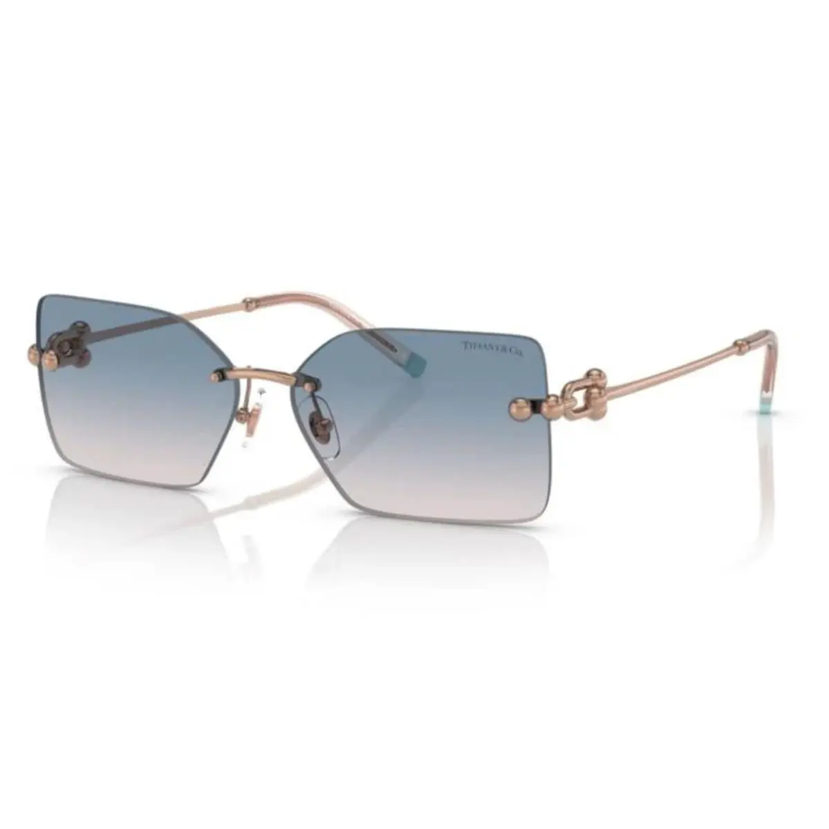 Tiffany Co TF3088 610516 59 Pink Gold Blue Gradient Pink Women`s Sunglasses by Tiffany & Co.