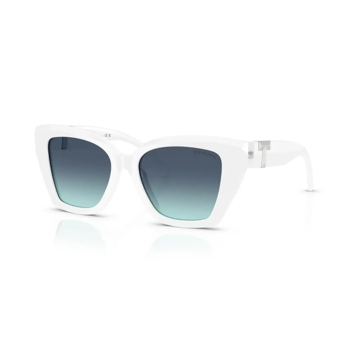 Tiffany TF 4239U White/blue Shaded 83929S Sunglasses by Tiffany & Co.
