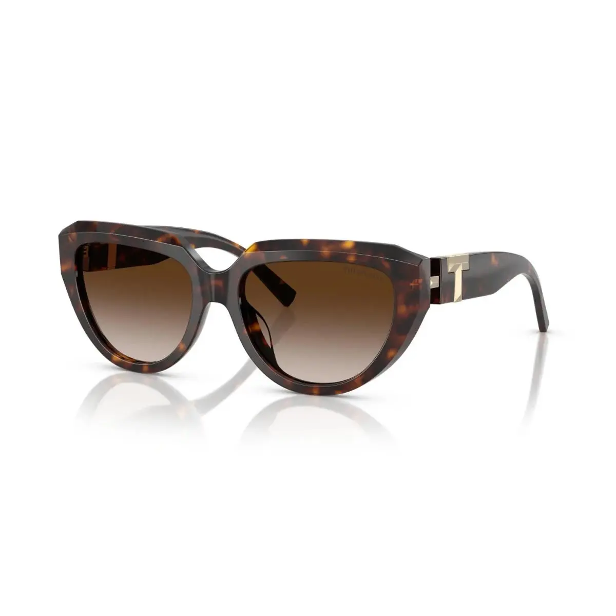 Tiffany TF 4238U Havana/brown Shaded 80153B Sunglasses by Tiffany & Co.