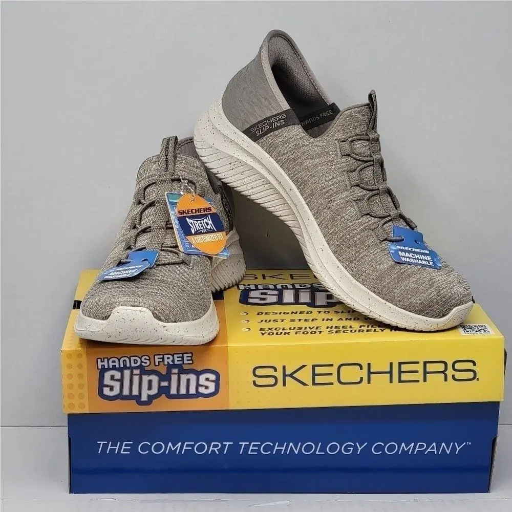 Skechers Slip-ins Men`s Hands Free Memory Foam Shoes 232452/TPE Size 7