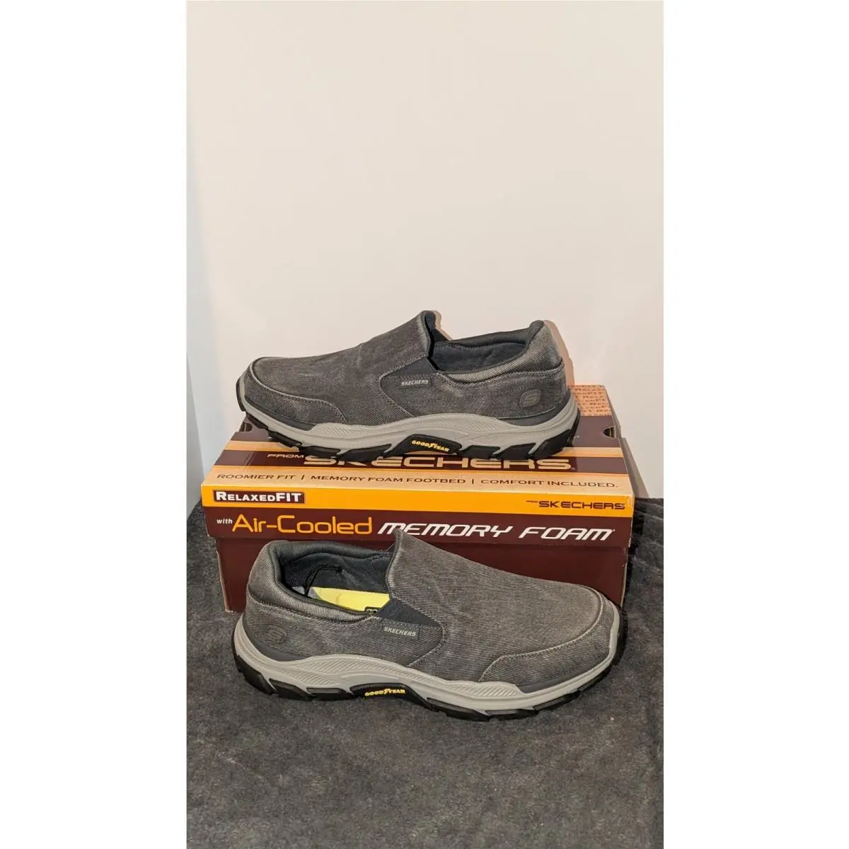 Skechers shoes - Respected Fallston - Respected Fallston - Charcoal (UPC: 194880918866) 0