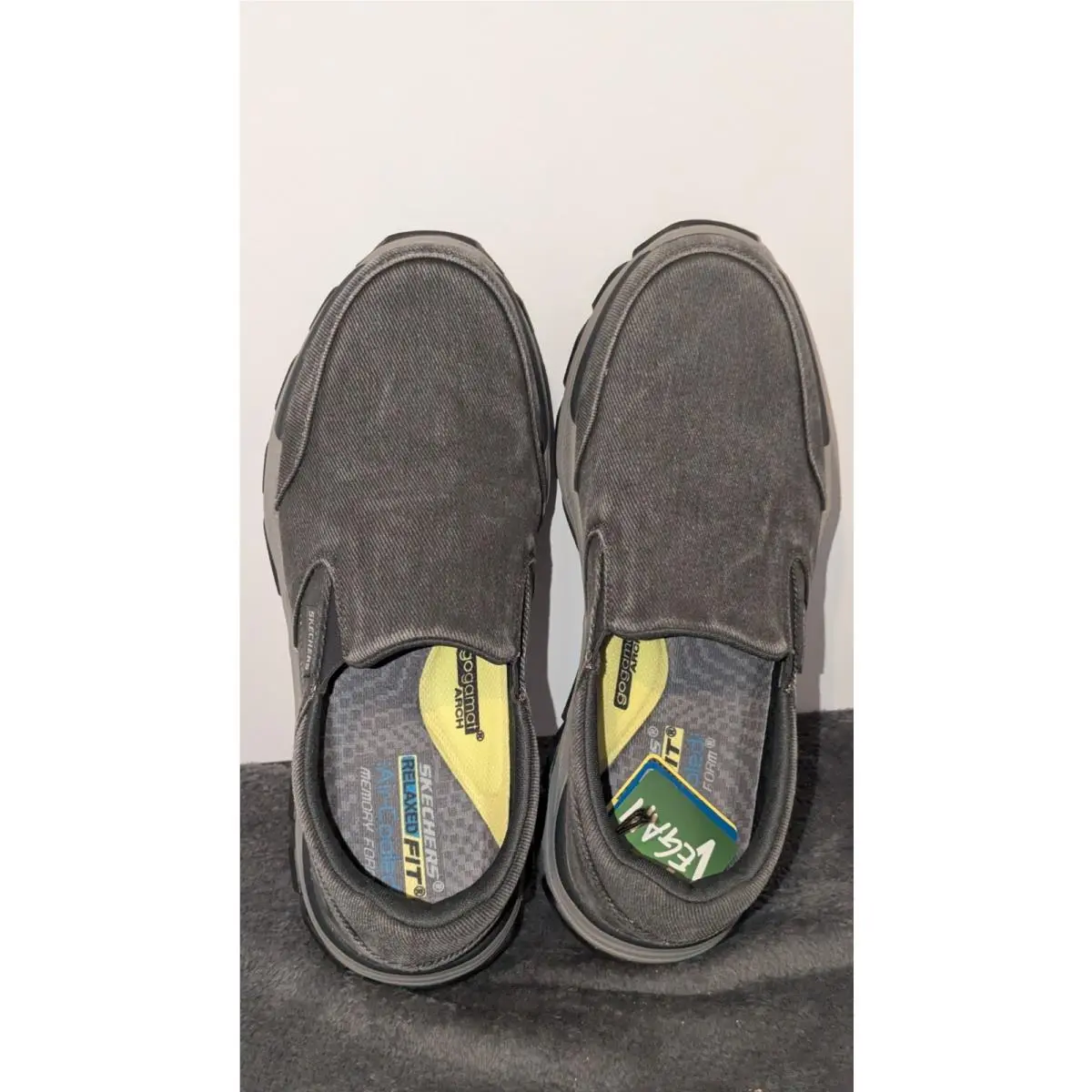 Skechers shoes - Respected Fallston - Respected Fallston - Charcoal (UPC: 194880918866) 1