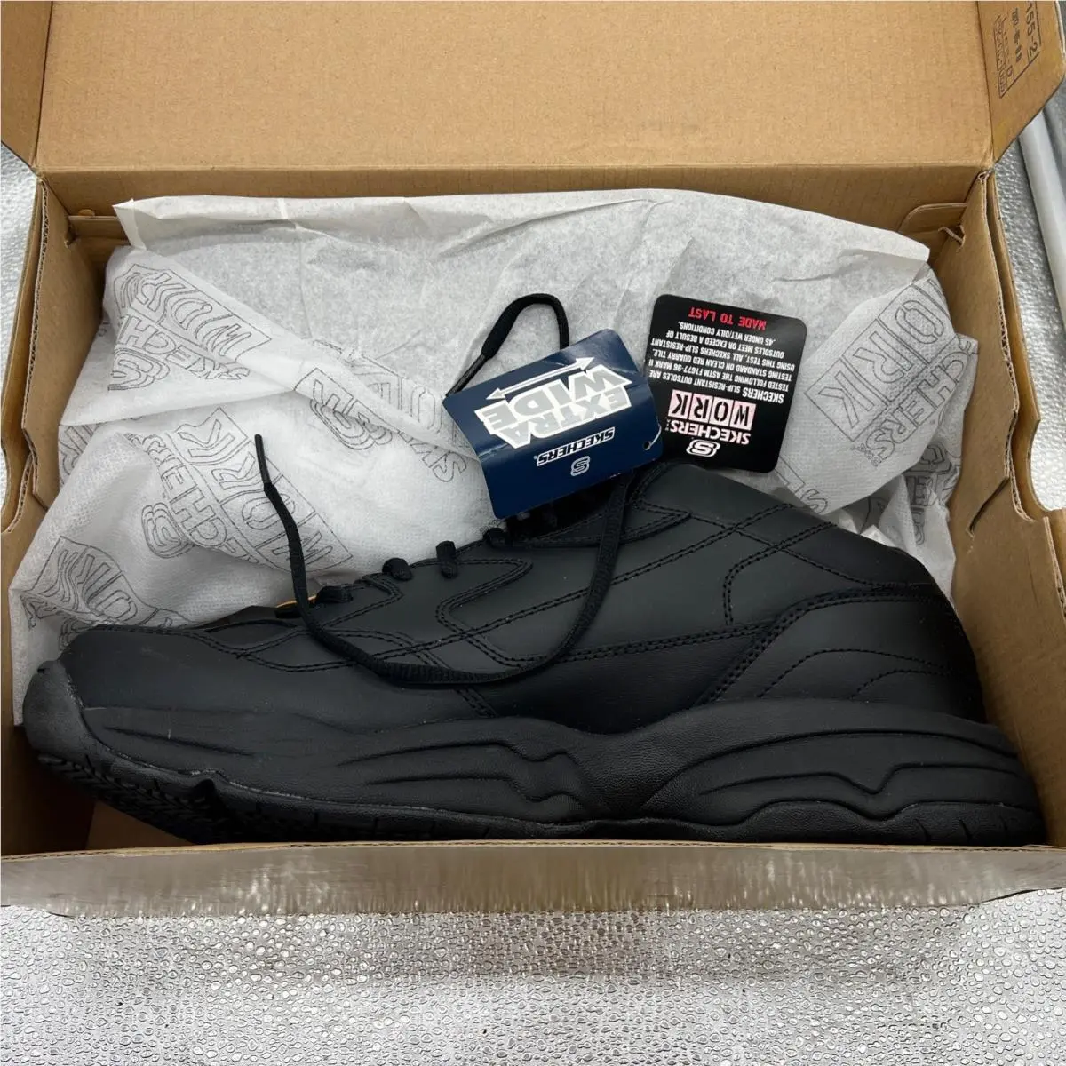 Skechers shoes - Skechers Work Slip-Resistant Glide-Step Felix-Keystone - Black 0