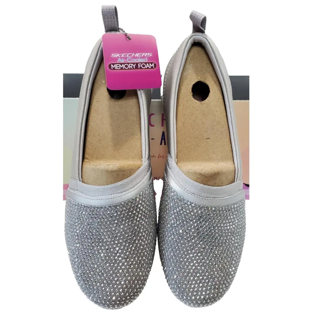 Skechers shoes - SKECHERS SPORT ACTIVE ~ ARYA SHINE AND GLOW - Gray, s: Gray Silver (UPC: 194880080150) 3