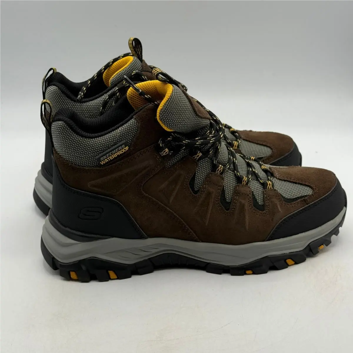 Skechers Rickter-branson Shoes Mens Size 8.5 Khaki Black Hiking 204910/KHK