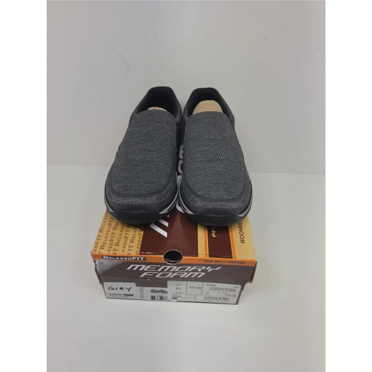 Skechers shoes - Relaxed Fit Expected - Relaxed Fit Expected - 65086 - black/grey (UPC: 190211856401) 0