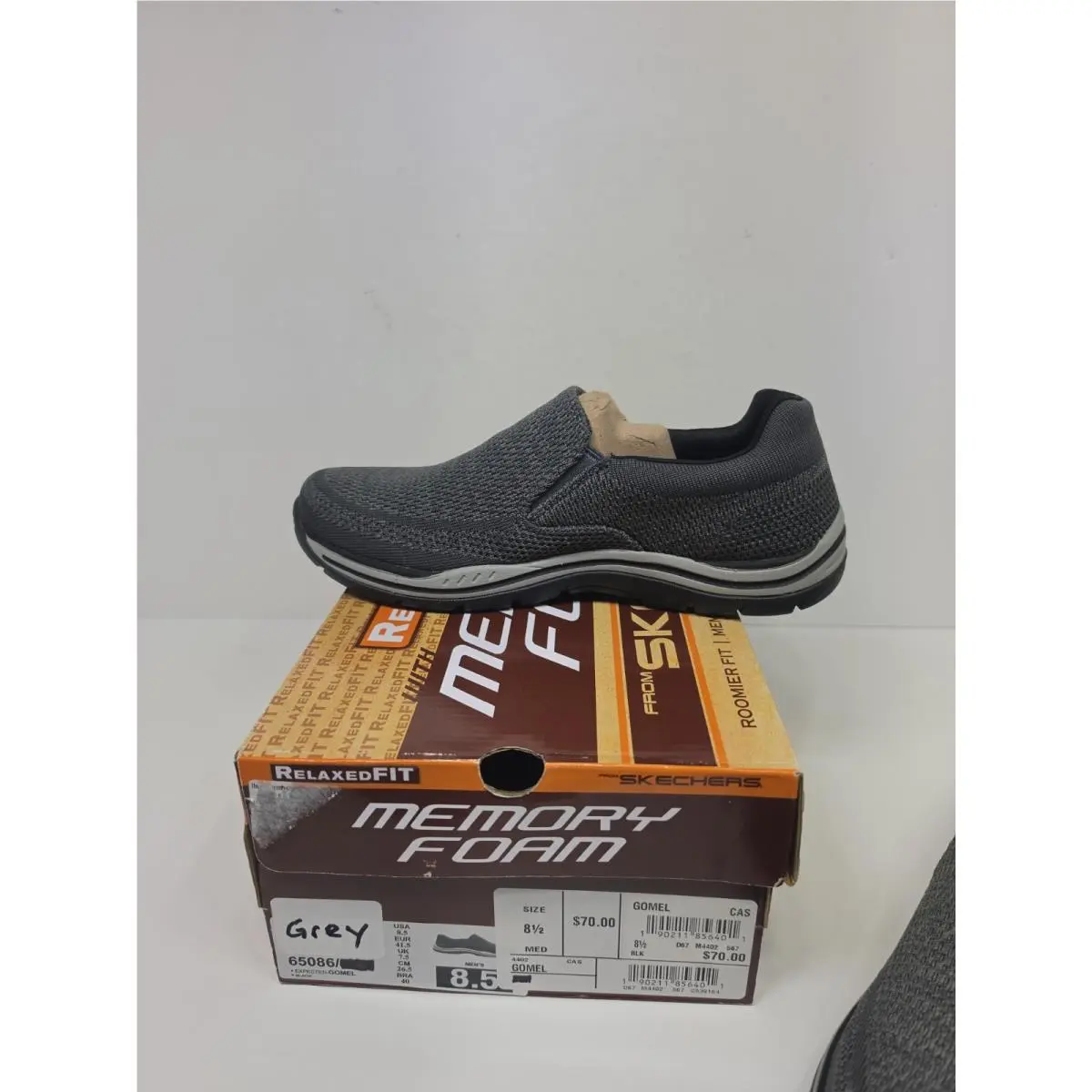 Skechers shoes - Relaxed Fit Expected - Relaxed Fit Expected - 65086 - black/grey (UPC: 190211856401) 2