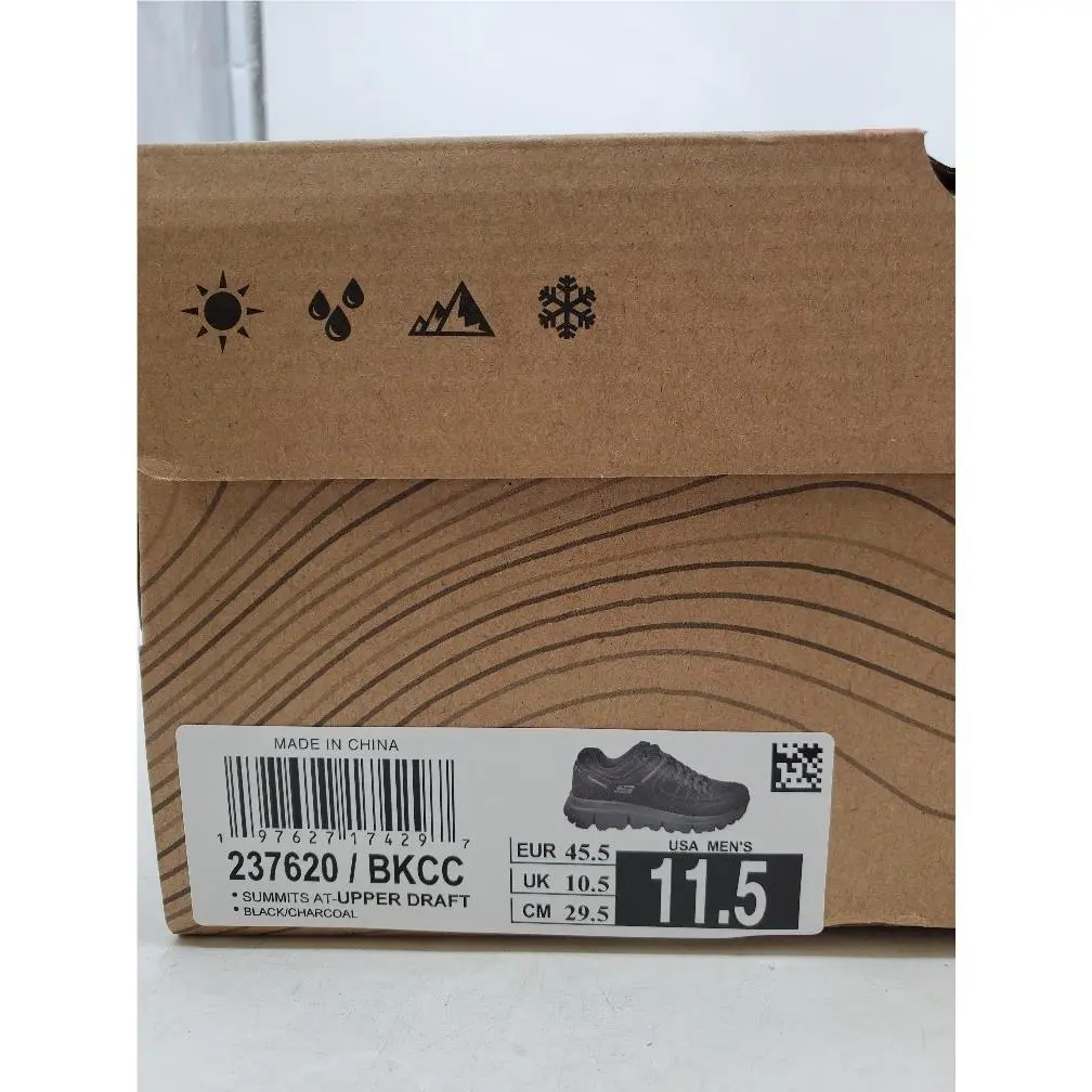 Skechers shoes - Summits AT Upper Draft - Summits Upper Draft - Black/Charcoal (UPC: 197627174297) 9