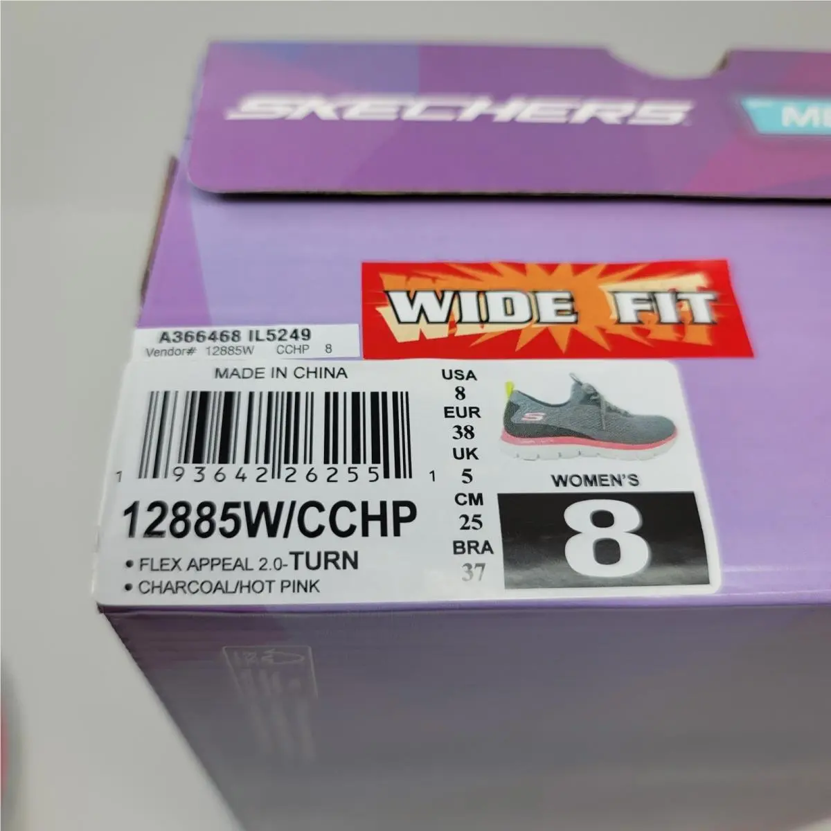 Skechers shoes - Skechers Flex Appeal 2.0 - Flex Appeal - 12885W/CCHP - Gray 7