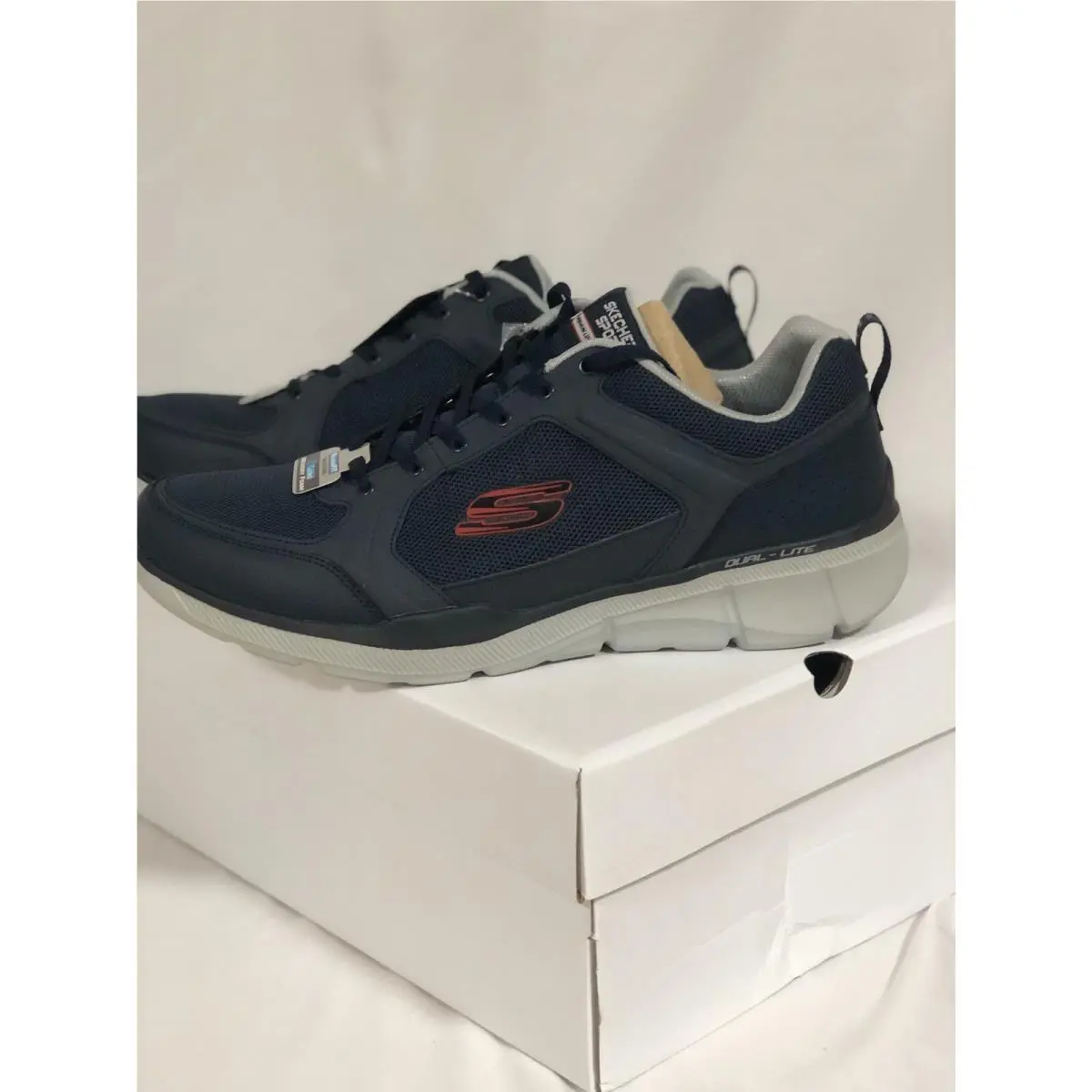 Skechers shoes - Relaxed Fit Equalizer - Relaxed Fit Equalizer - Navy/Grey (UPC: 0193113293879) 1