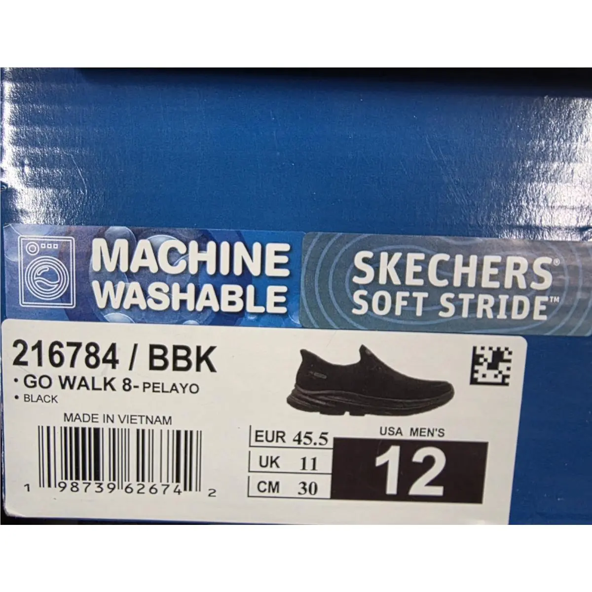 Skechers shoes - Skechers GO WALK 8 Pelayo 216784 - Black 3