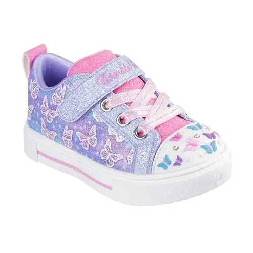 Skechers Kids Twinkle Sparks Ombre Flutte Little Kid Size 10 - Lavender