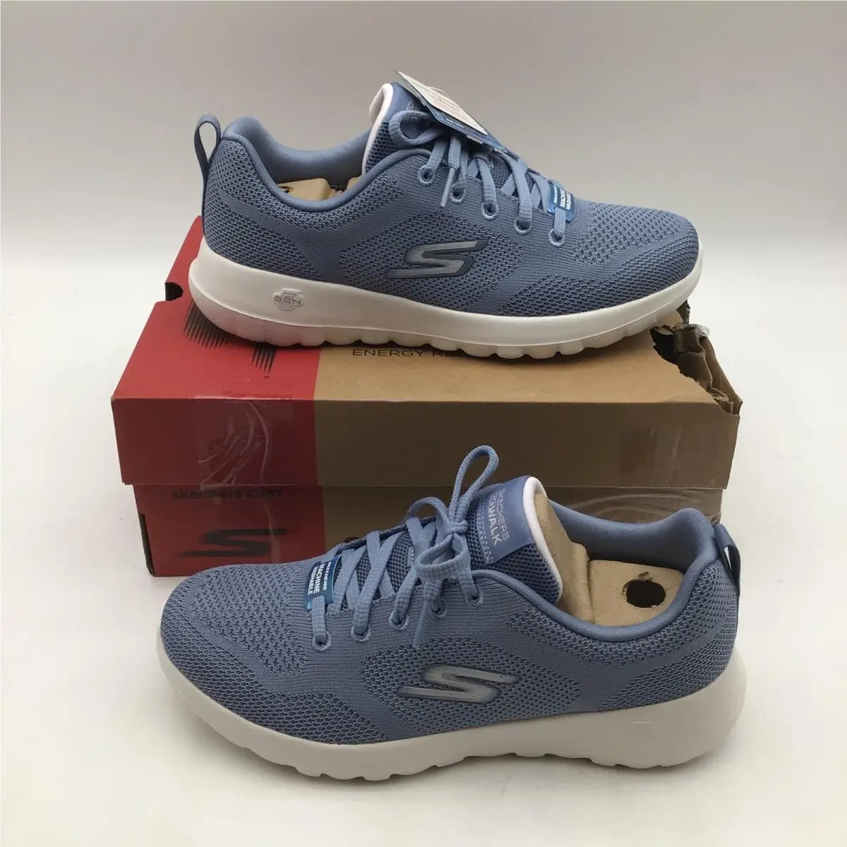 Go Walk Joy Violet Blue Pink Womens Sneakers Shoes Size 7 by Skechers