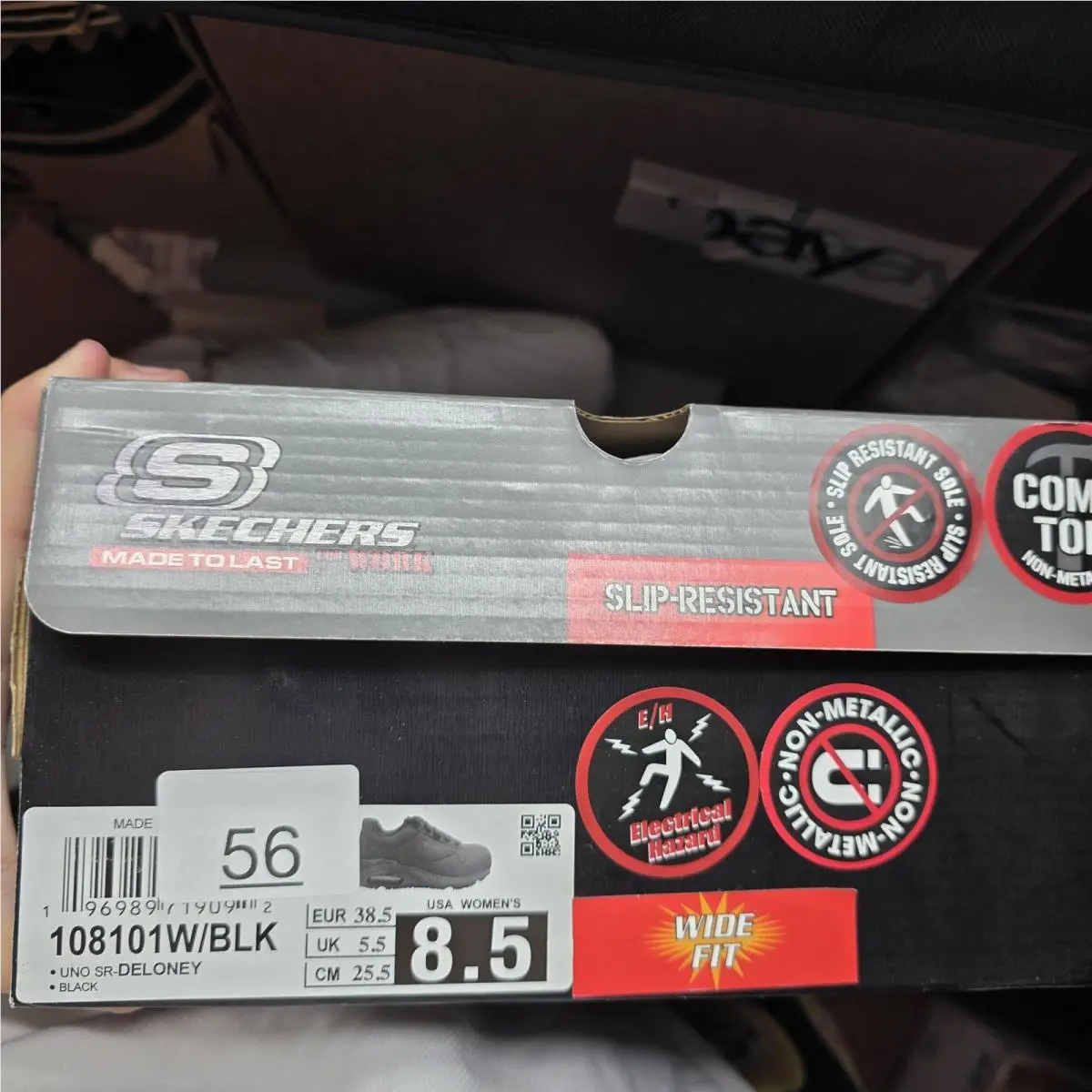 Skechers shoes - Skechers Uno SR-Deloney - Uno - Black 0