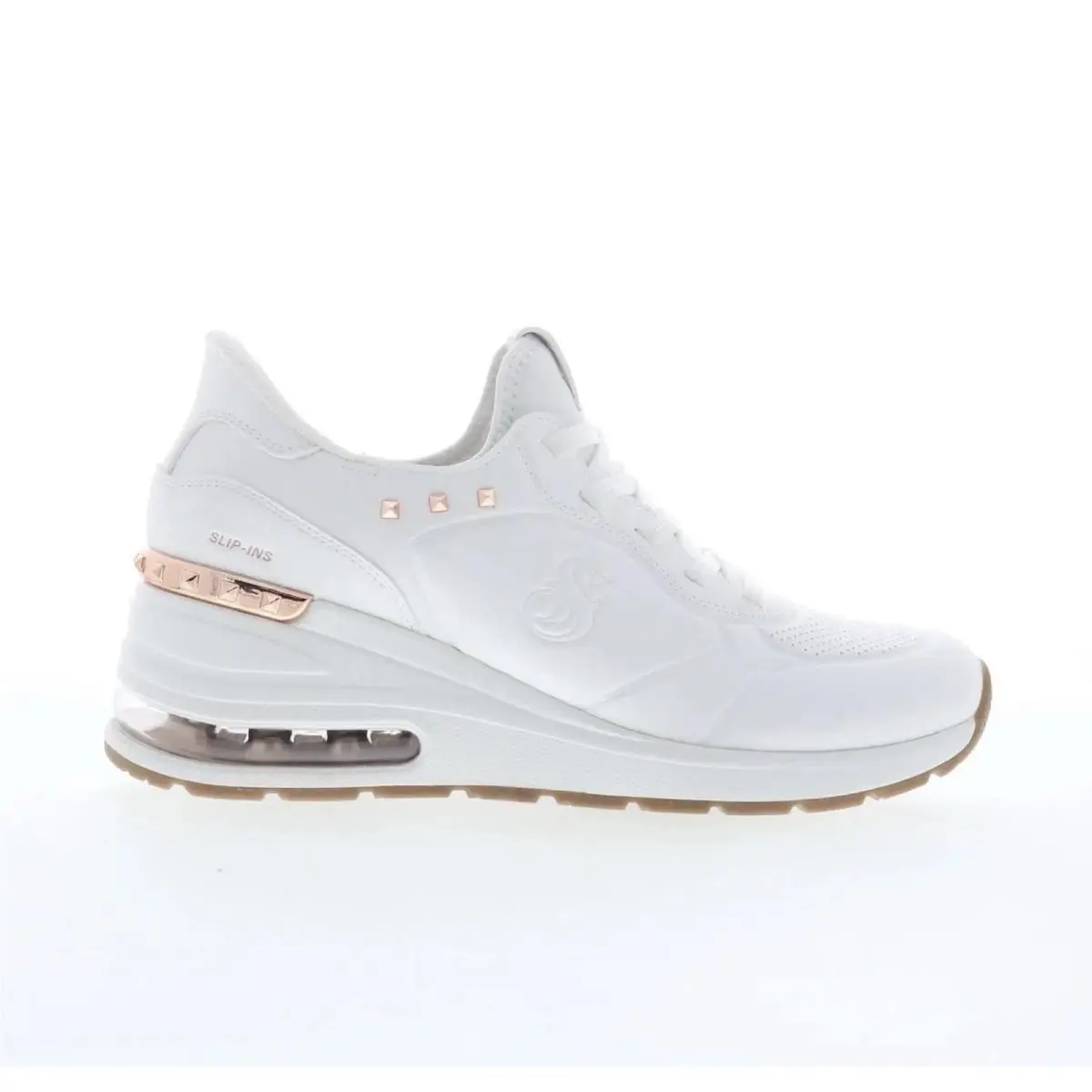 Skechers shoes - Skechers Snoop Dogg Slip In Millionaire - Luxe Days - 186110/WHT - White, Gold (UPC: 0199025986779) 9