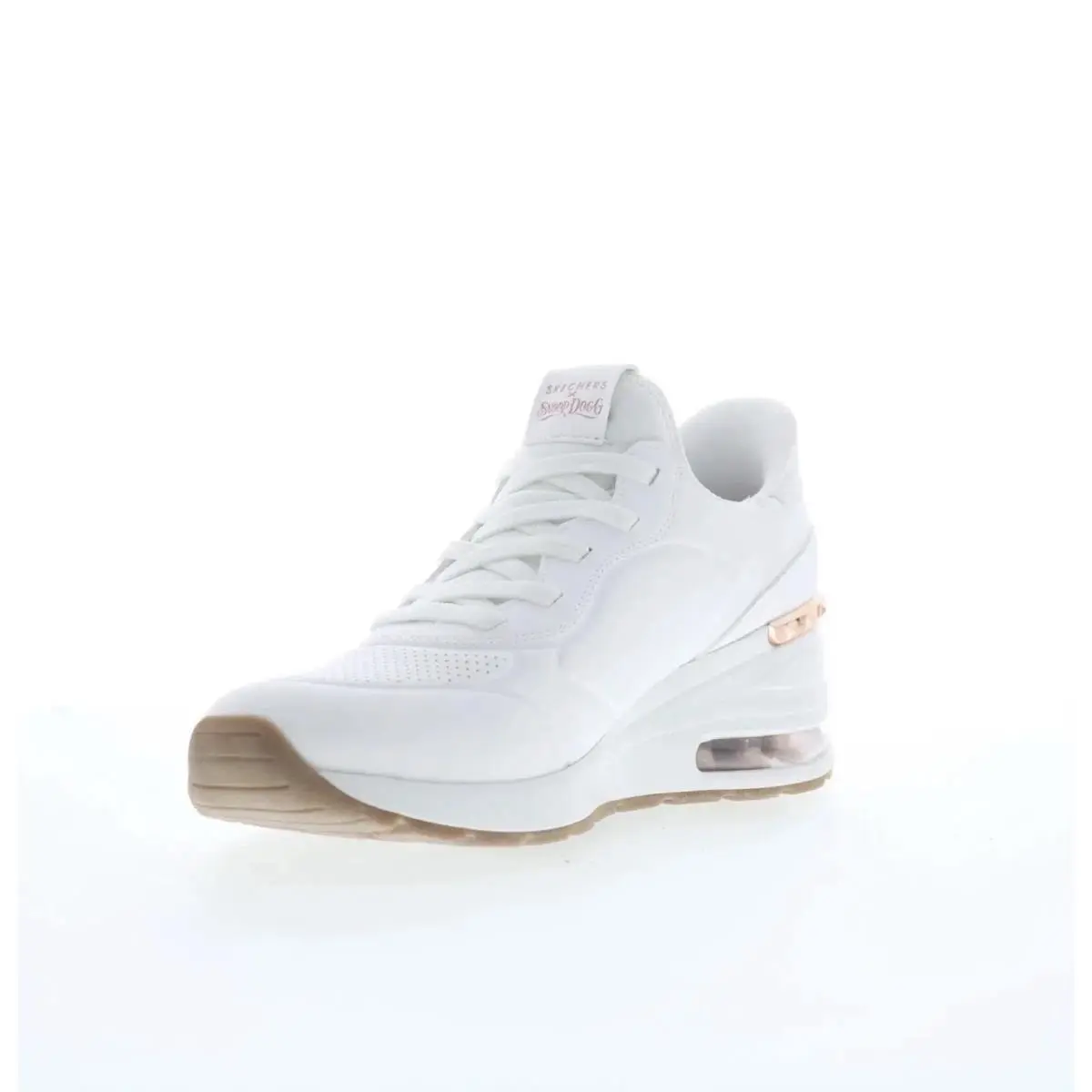 Skechers shoes - Skechers Snoop Dogg Slip In Millionaire - Luxe Days - 186110/WHT - White, Gold (UPC: 0199025986779) 4