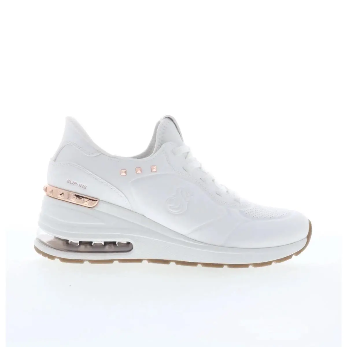 Skechers shoes - Skechers Snoop Dogg Slip In Millionaire - Luxe Days - 186110/WHT - White, Gold (UPC: 0199025986779) 5