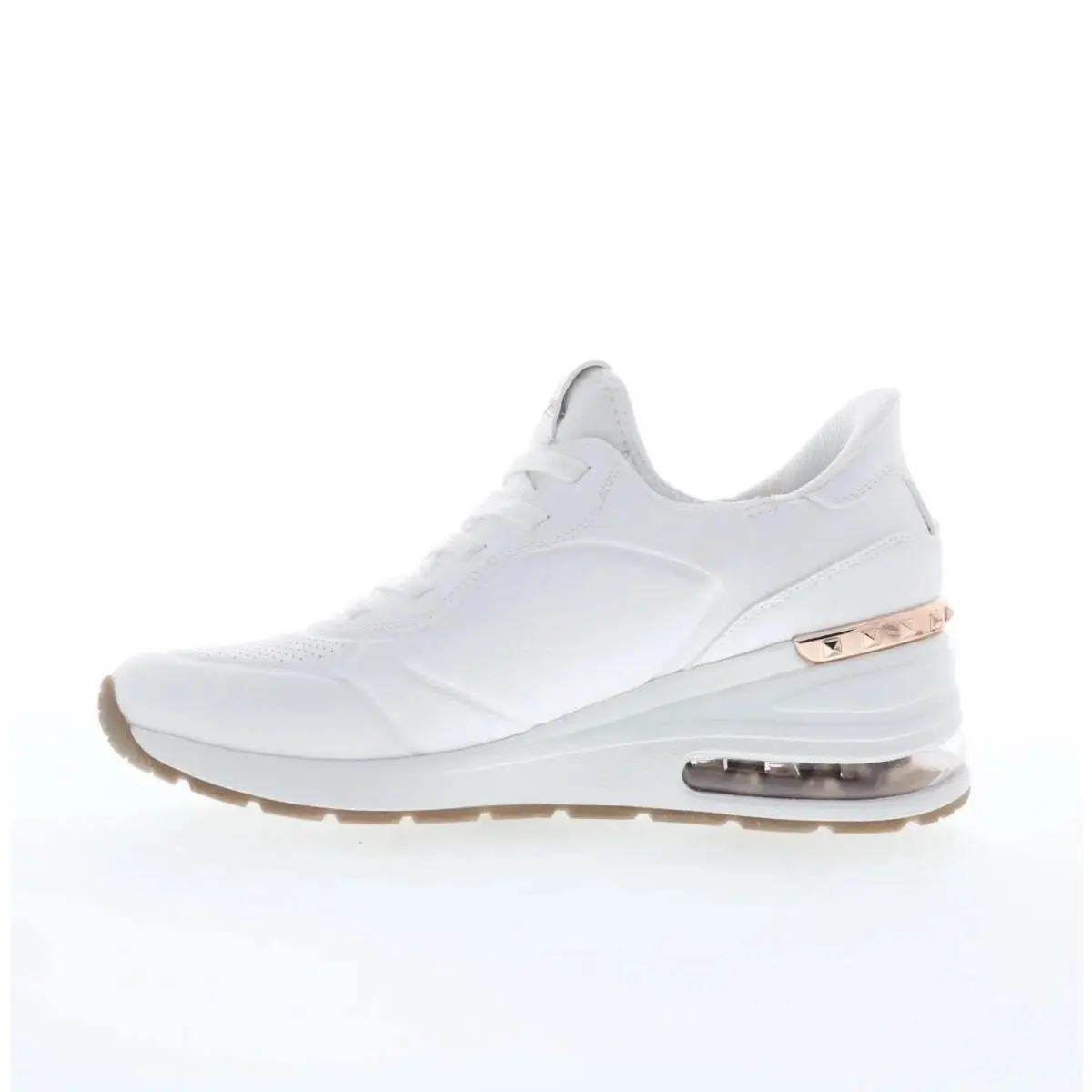 Skechers shoes - Skechers Snoop Dogg Slip In Millionaire - Luxe Days - 186110/WHT - White, Gold (UPC: 0199025986779) 7