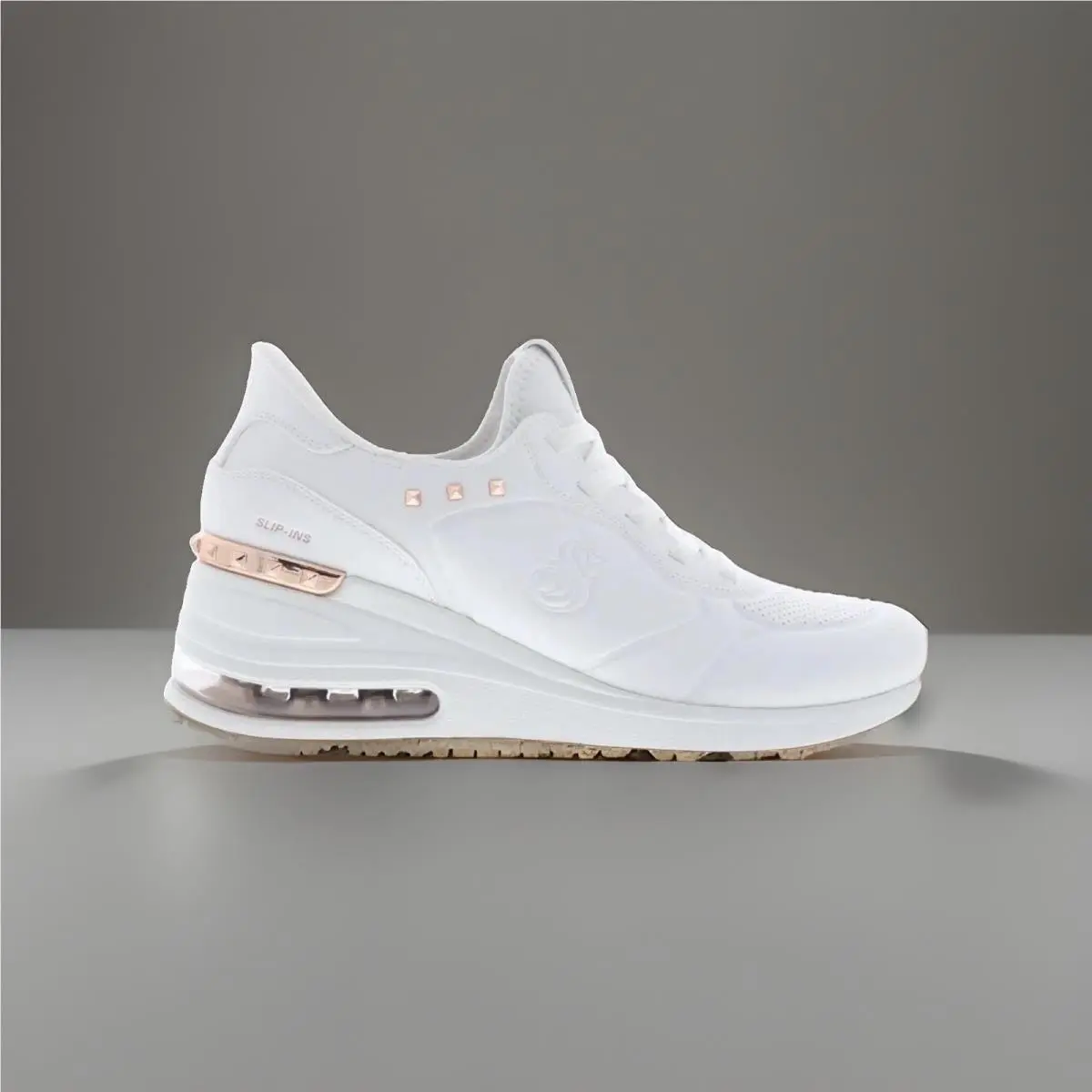 Women`s White Skechers X Snoop Dogg Slip-ins Million Air-luxe Daze Size 8.5