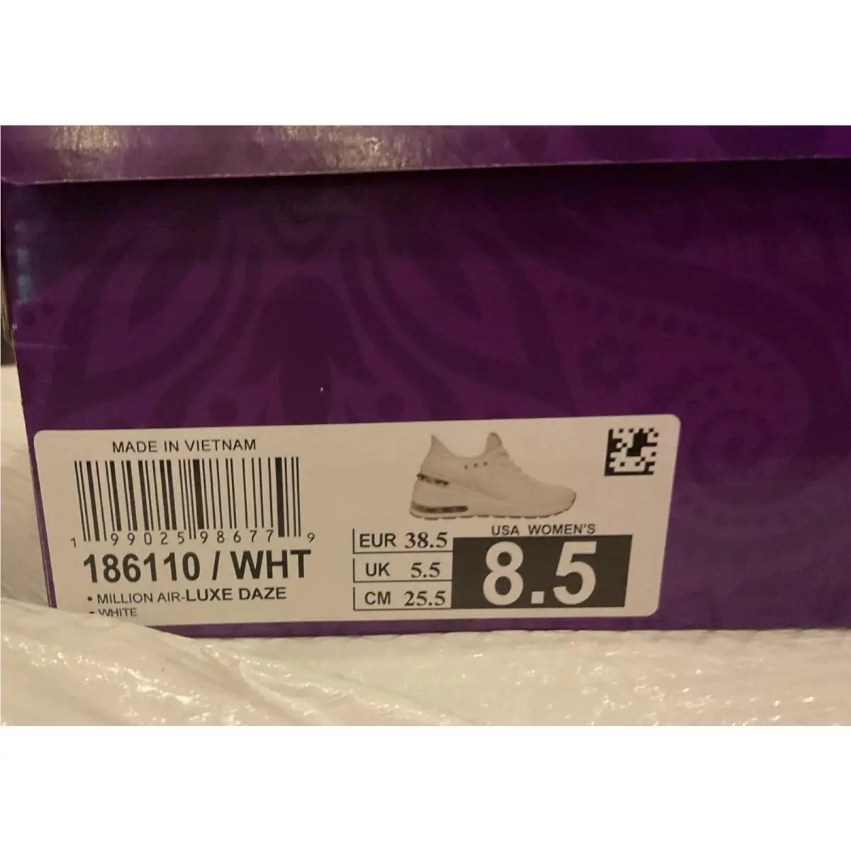Skechers shoes - Skechers Snoop Dogg Slip In Millionaire - Luxe Days - 186110/WHT - White, Gold (UPC: 0199025986779) 13
