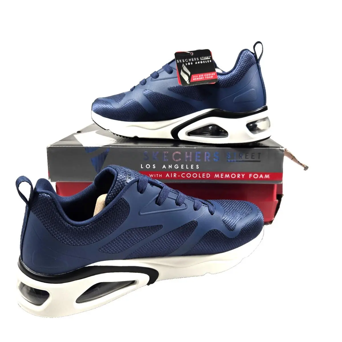 Skechers shoes - Skechers Tres Air Uno Revolution-Airy - 183070W/NVY - Blue (UPC: 197627355917) 1