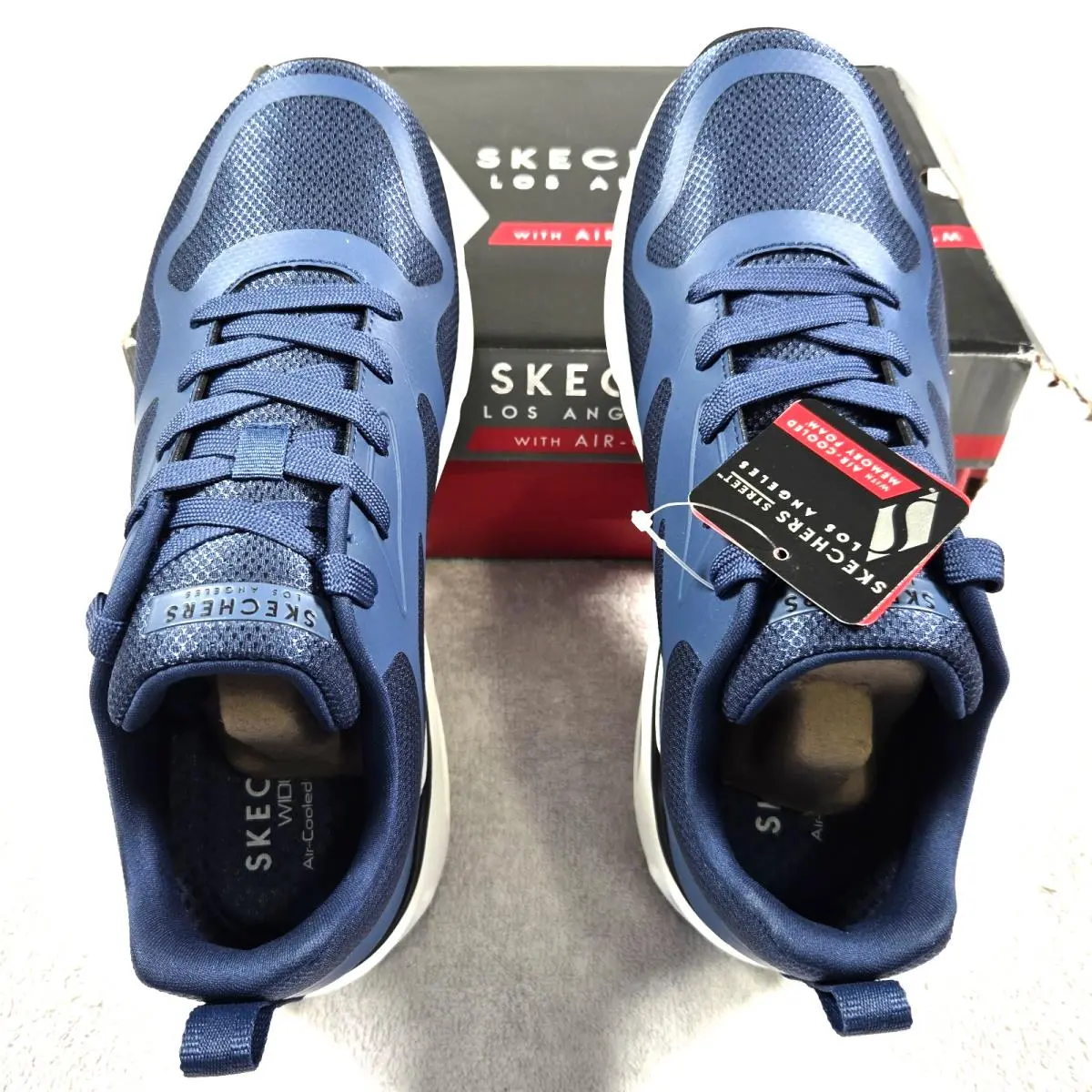 Skechers shoes - Skechers Tres Air Uno Revolution-Airy - 183070W/NVY - Blue (UPC: 197627355917) 7