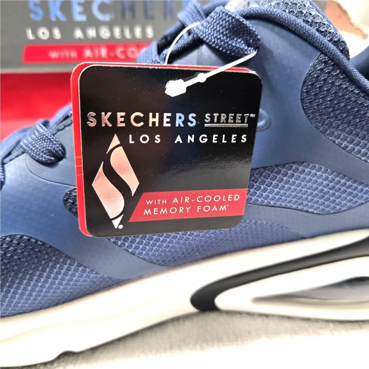 Skechers shoes - Skechers Tres Air Uno Revolution-Airy - 183070W/NVY - Blue (UPC: 197627355917) 10
