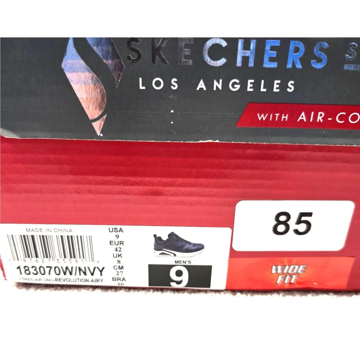 Skechers shoes - Skechers Tres Air Uno Revolution-Airy - 183070W/NVY - Blue (UPC: 197627355917) 13