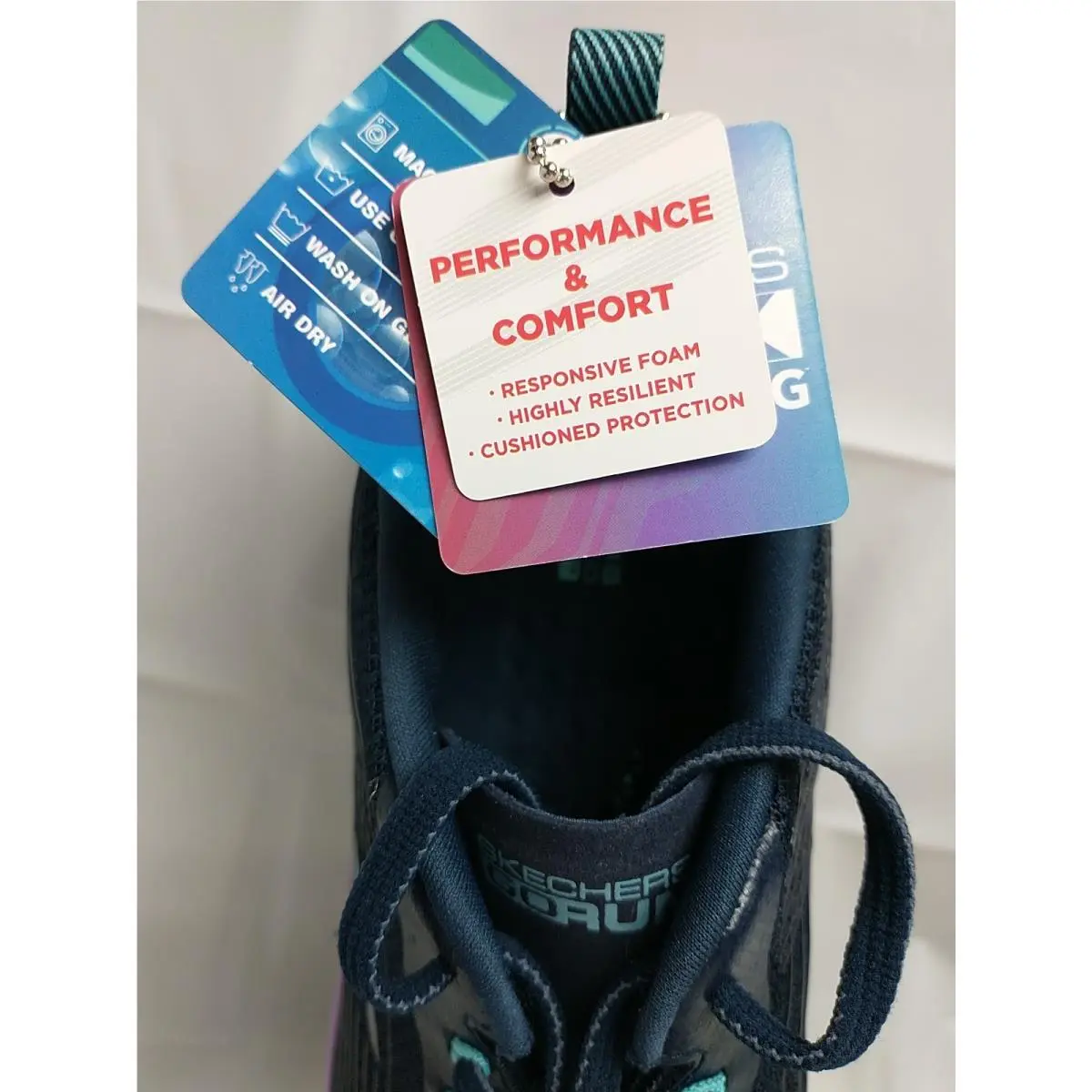 Skechers shoes - MAX CUSHIONING ELITE - MAX CUSHIONING ELITE - 17693 NVLV - NAVY / LAVENDER (UPC: 194428405742) 8
