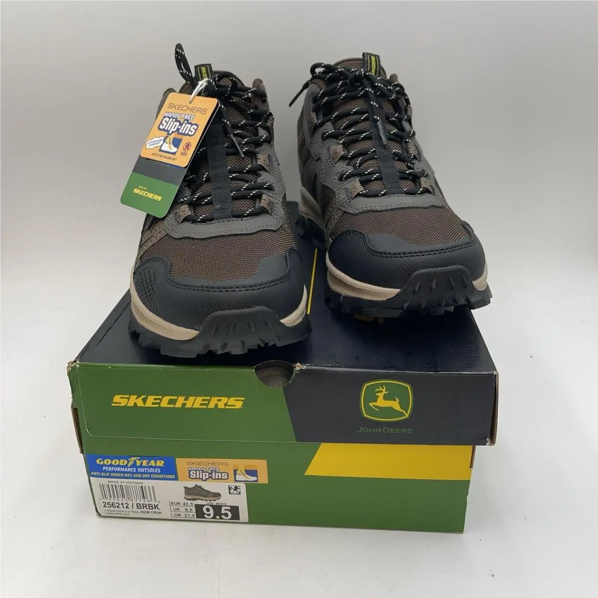 Skechers Equalizer 5.0 Trail-row Crop Shoes Mens Size 9.5 Brown Trail Slip-ins