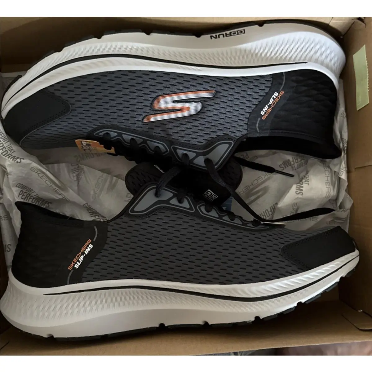 Skechers shoes - Go Run - Run - 220863/BKCC - BLACK/CHARCOAL (UPC: 0197627304830) 1