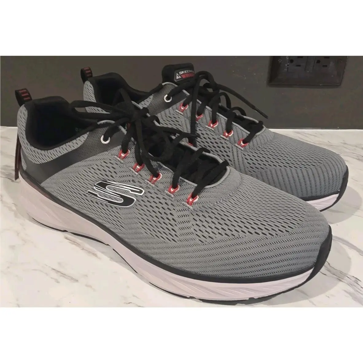 Skechers shoes - SKECHERS EDGERIDE CONTENTION - EDGERIDE CONTENTION - 232843WW/CCBK - gray black red 4