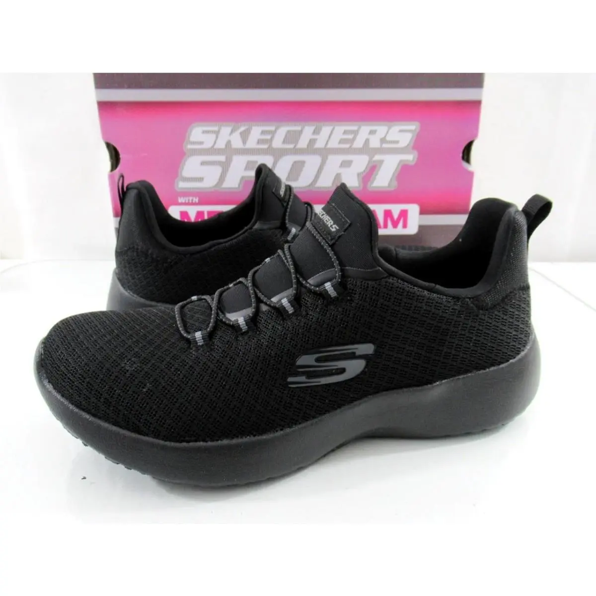 Skechers shoes - Skechers Memory Foam Dynamight - Memory Foam Dynamight - 12119 BBK - Black (UPC: 190872780152) 3
