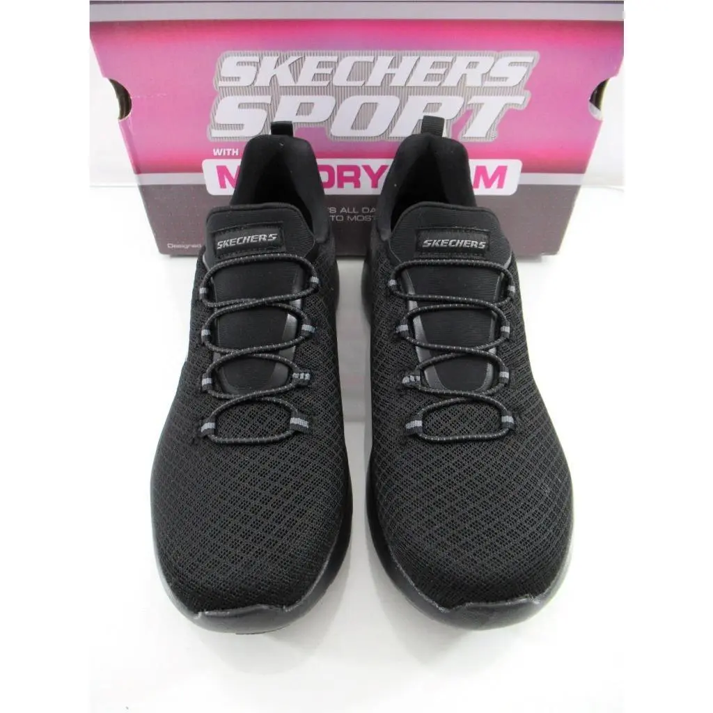 Skechers shoes - Skechers Memory Foam Dynamight - Memory Foam Dynamight - 12119 BBK - Black (UPC: 190872780152) 4