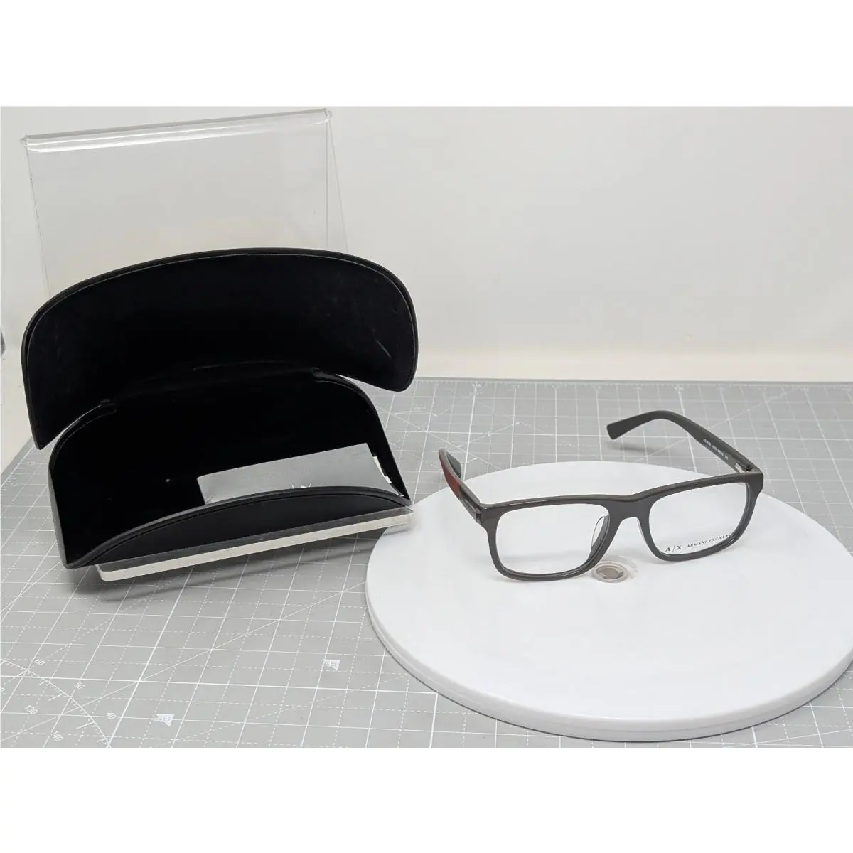 Armani Exchange Eyeglass Frames AX 3025F 8176 53 18 140 Black W/case