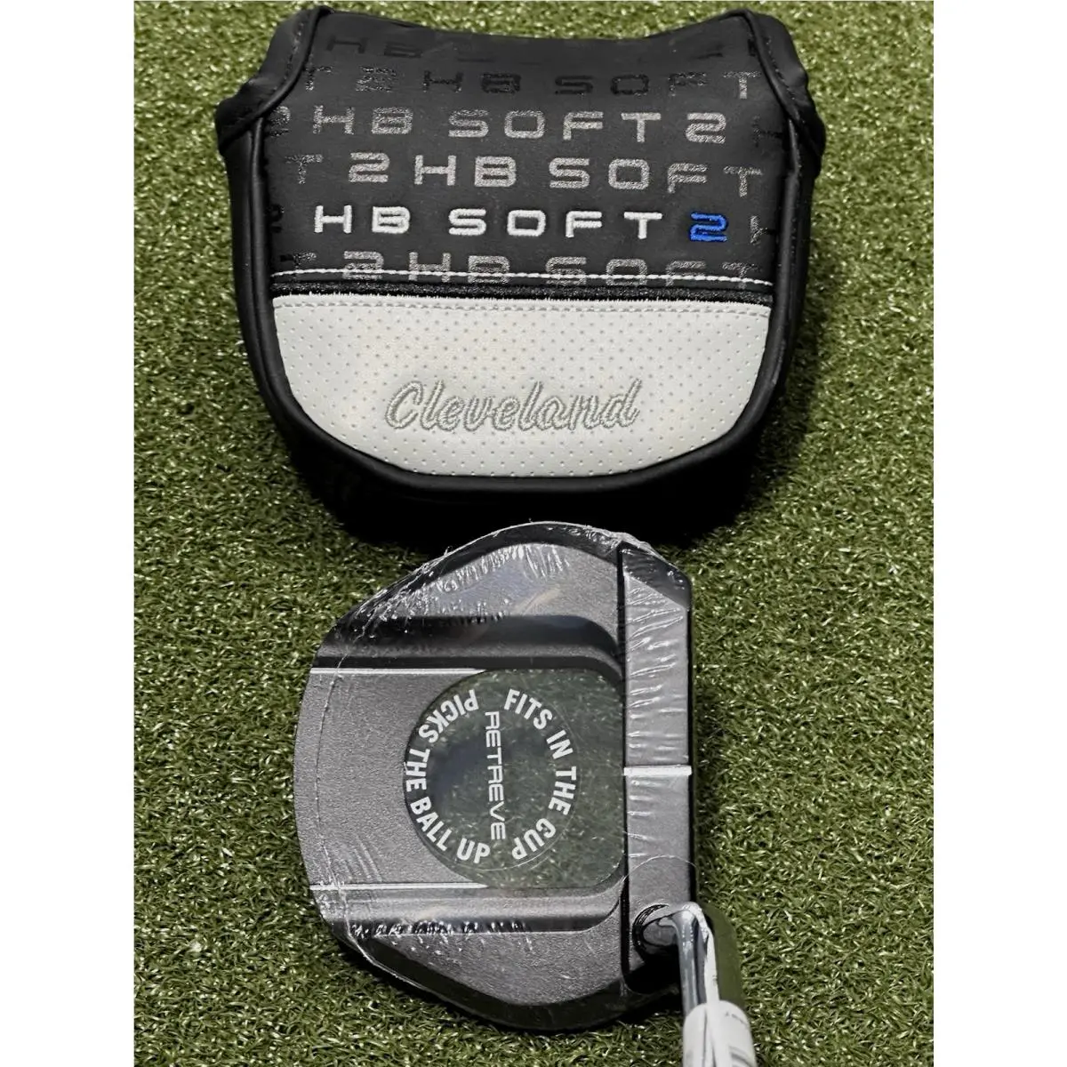 Cleveland HB Soft 2 Black Retreve Putter Left Hand w/ All In Shaft 34 LH