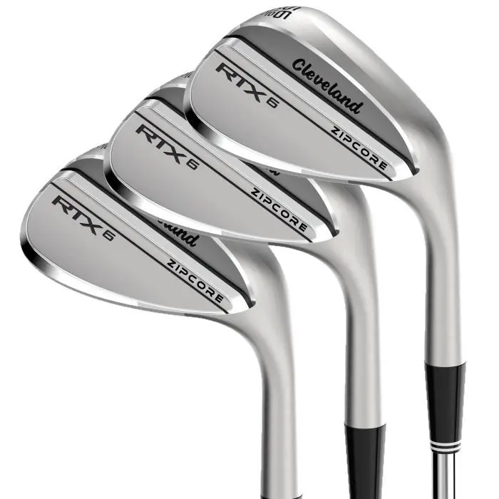 Cleveland Rtx 6 Tour Satin 50 54 58 Wedges Mid Bounce Right Hand - 3 Pack