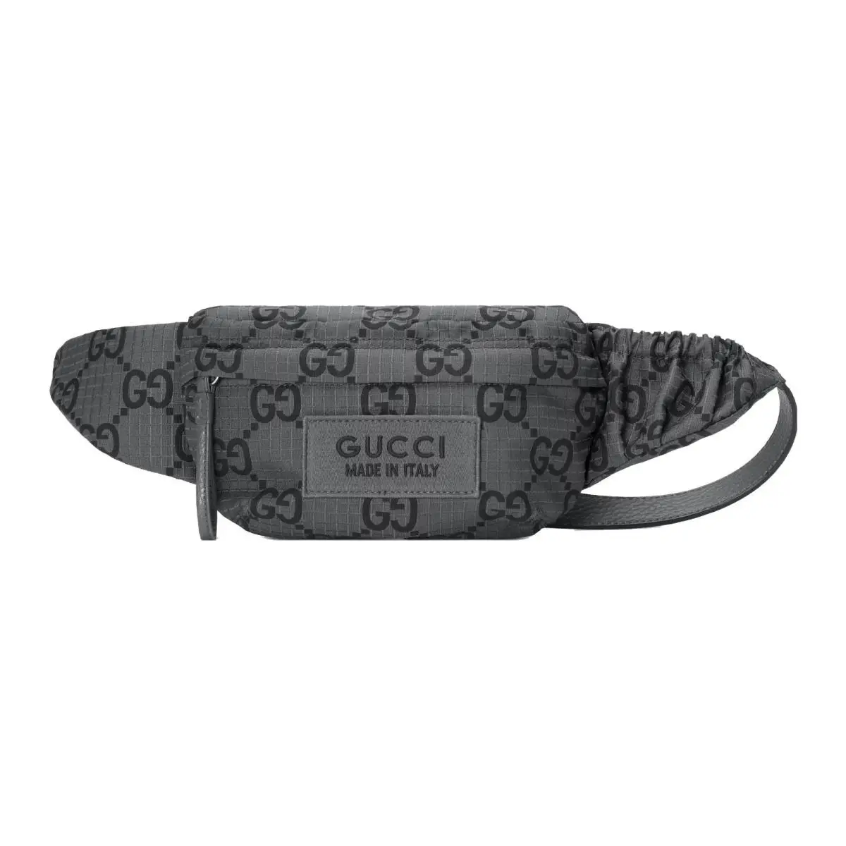 Grey Logo GG Supreme Nylon Ripstop Belt Bag with Dustbag Cards Etc by Gucci