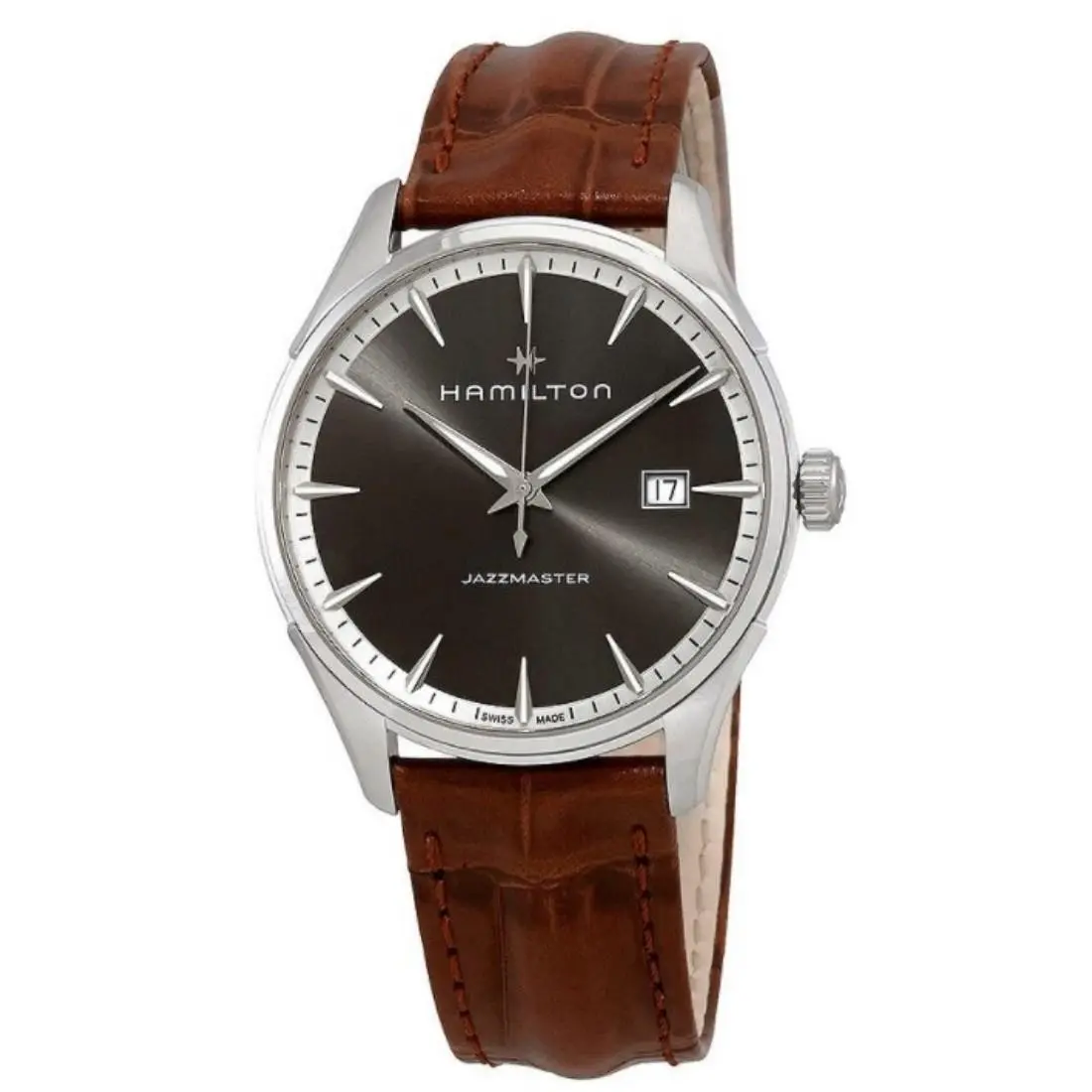 Hamilton Jazzmaster Men`s Stainless Steel Swiss Quartz Watch - H32451581