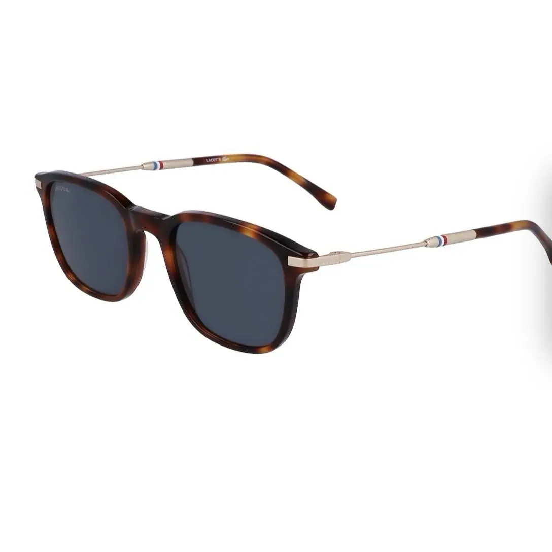 L992 214 Havana Blue Grey Lens 51mm Unisex Sunglasses by Lacoste
