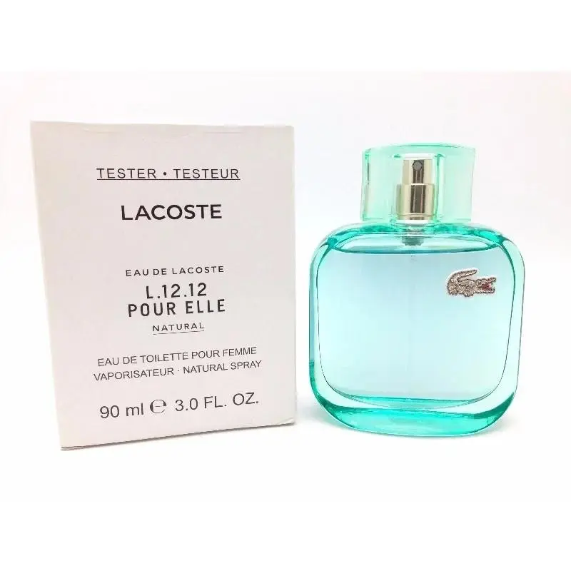Eau De  L.12.12 Pour Elle Natural 3.0 Oz- 90ml Edt Spray / / Tester by Lacoste