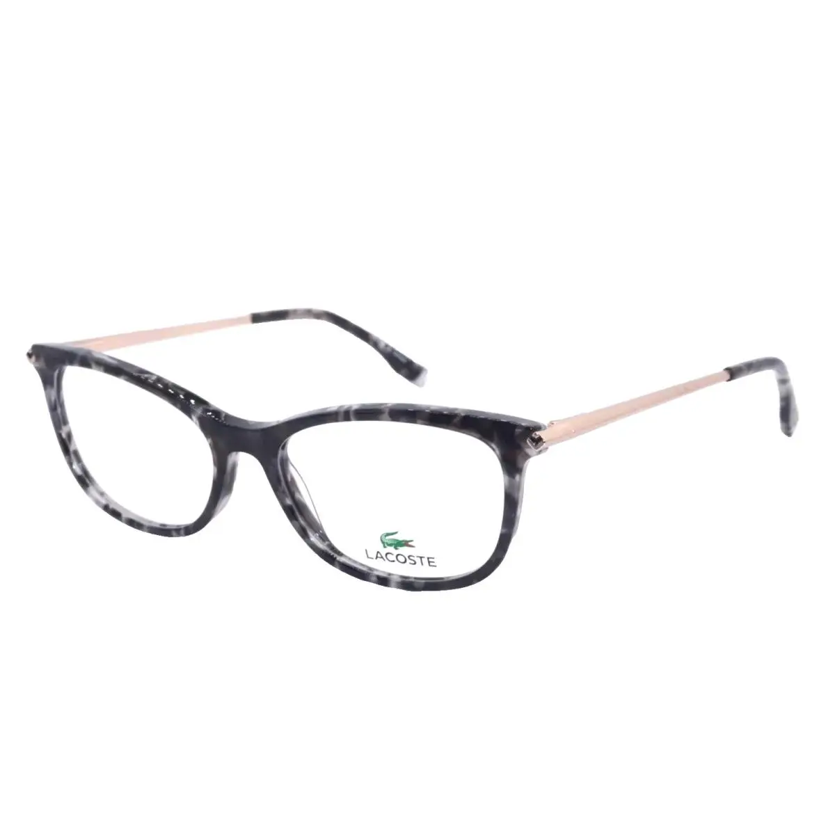 L2863 Grey Tortoise Gold Eyeglasses Frame 53-16-140 Designer by Lacoste