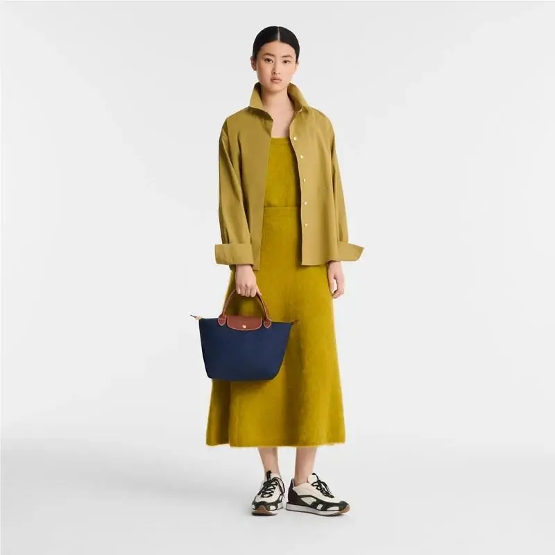 Le Pliage Nylon Tote Bag Hand Bag Navy Small by Longchamp