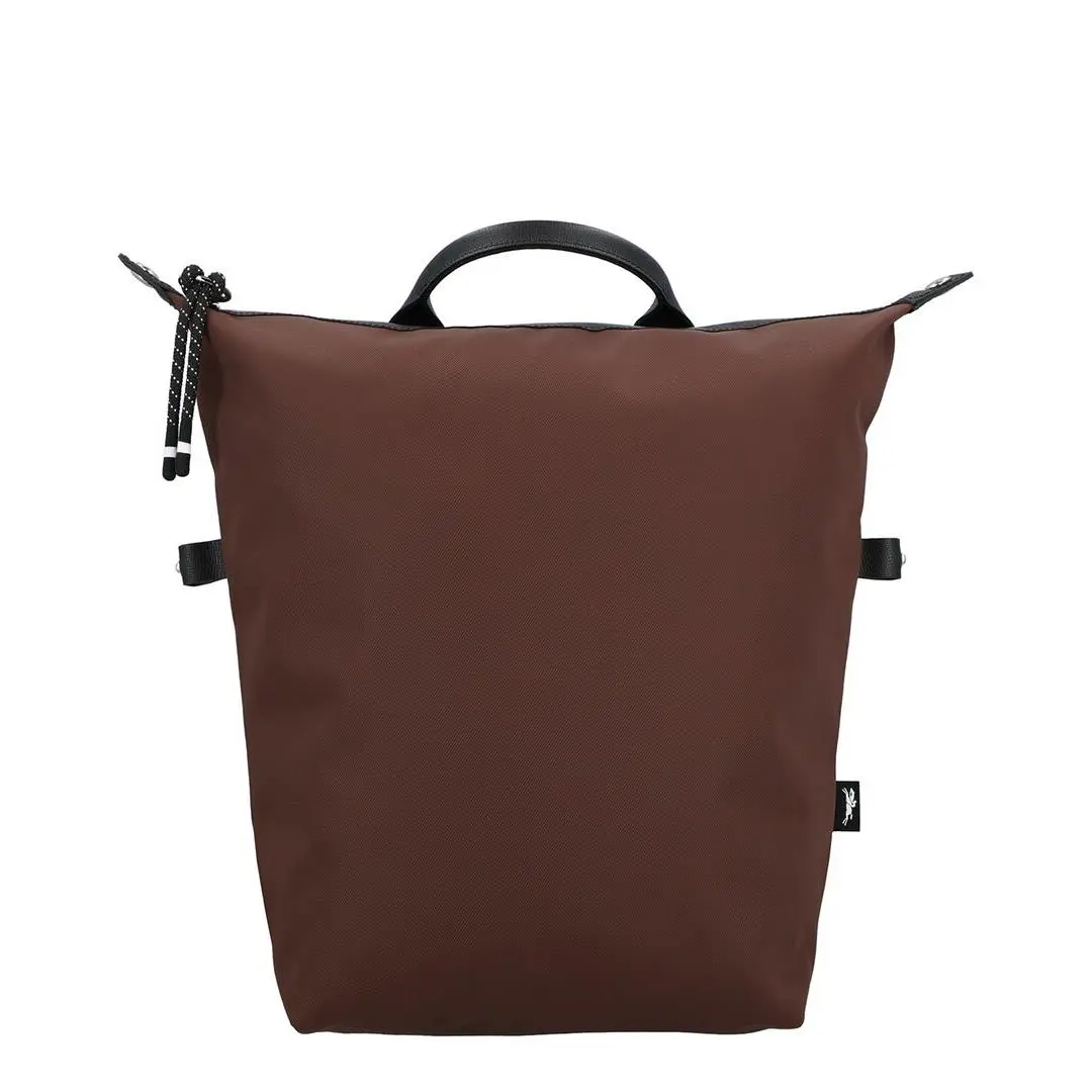 Longchamp Le Pliage Energy Large Nylon Leather C Backpack Women`s Brown