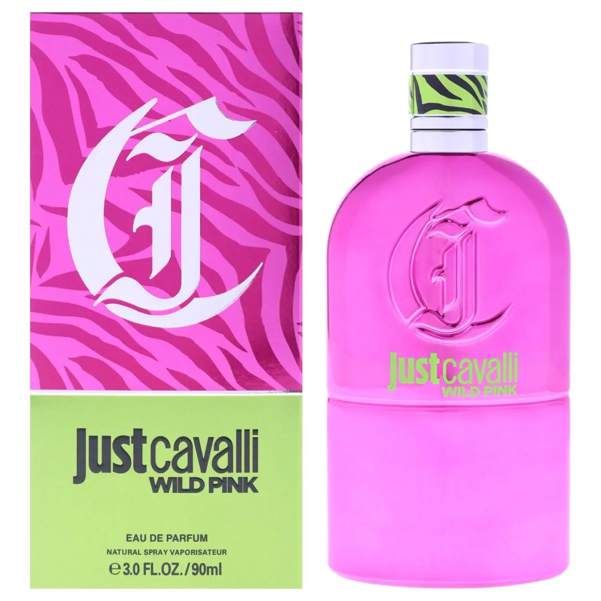 2 Pack Just Cavalli Wild Pink  For Women - 3 oz Edp Spray by Roberto Cavalli