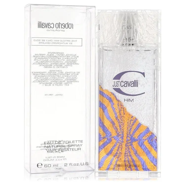 Just Cavalli Cologne By  2 oz Eau De Toilette Spray For Men Rare by Roberto Cavalli