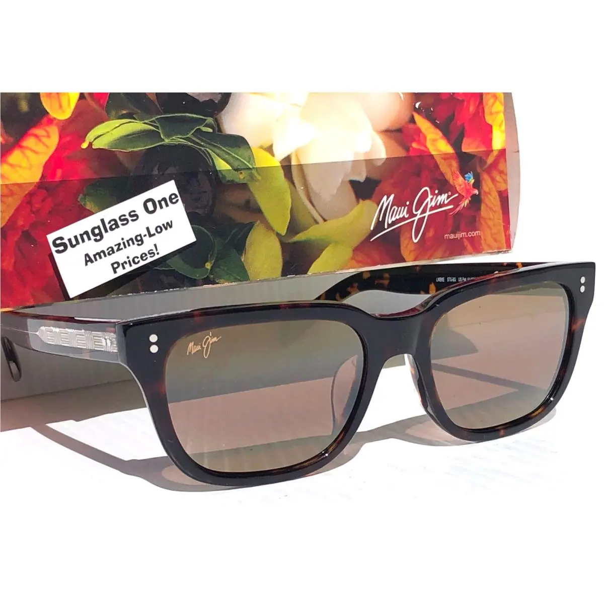 Likeke Havana Brown Polarized Hcl Bronze Glass Lens Sunglass H894-10 by Maui Jim